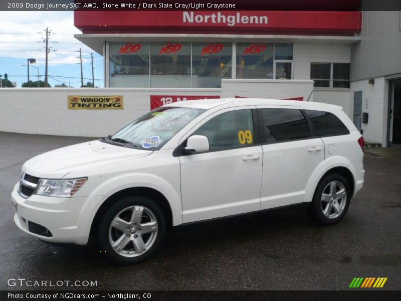 Stone White / Dark Slate Gray/Light Graystone 2009 Dodge Journey SXT AWD