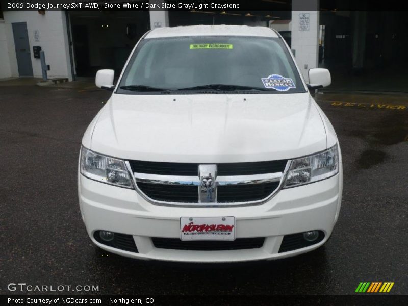 Stone White / Dark Slate Gray/Light Graystone 2009 Dodge Journey SXT AWD