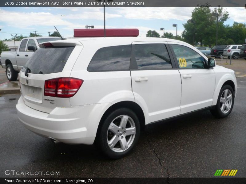Stone White / Dark Slate Gray/Light Graystone 2009 Dodge Journey SXT AWD