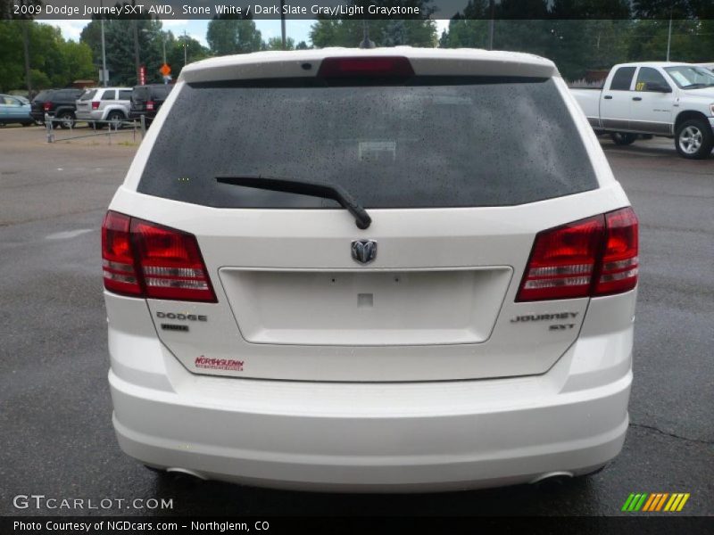 Stone White / Dark Slate Gray/Light Graystone 2009 Dodge Journey SXT AWD