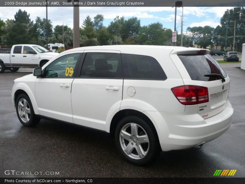 Stone White / Dark Slate Gray/Light Graystone 2009 Dodge Journey SXT AWD