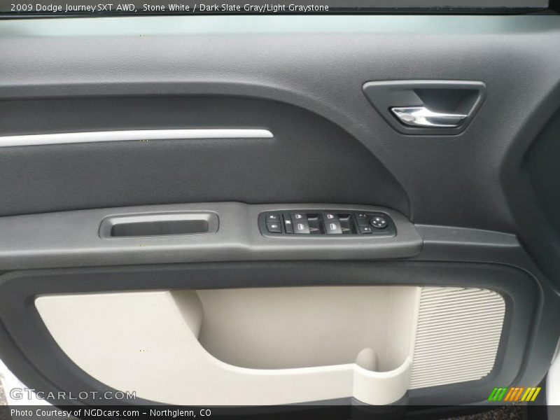 Stone White / Dark Slate Gray/Light Graystone 2009 Dodge Journey SXT AWD