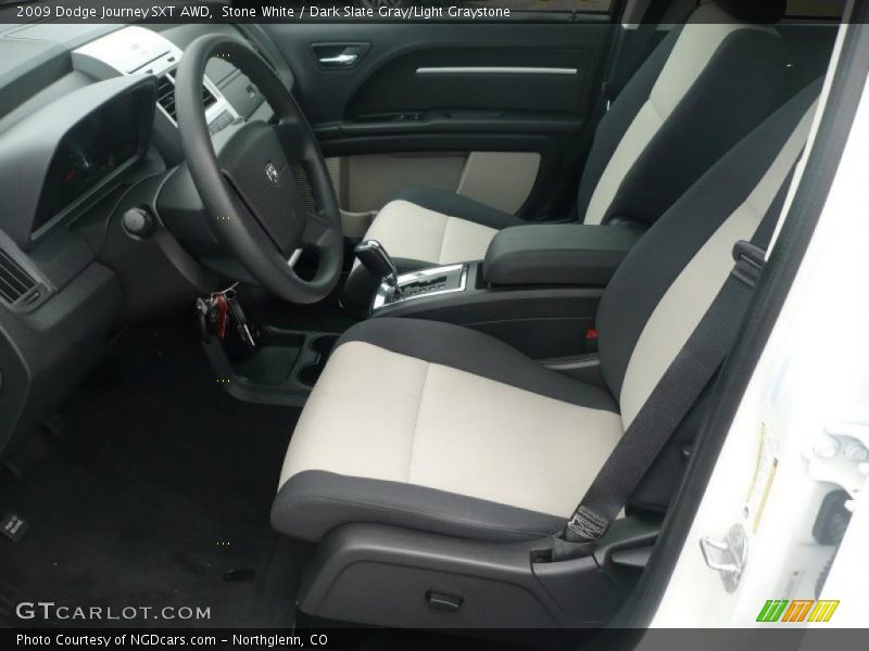 Stone White / Dark Slate Gray/Light Graystone 2009 Dodge Journey SXT AWD