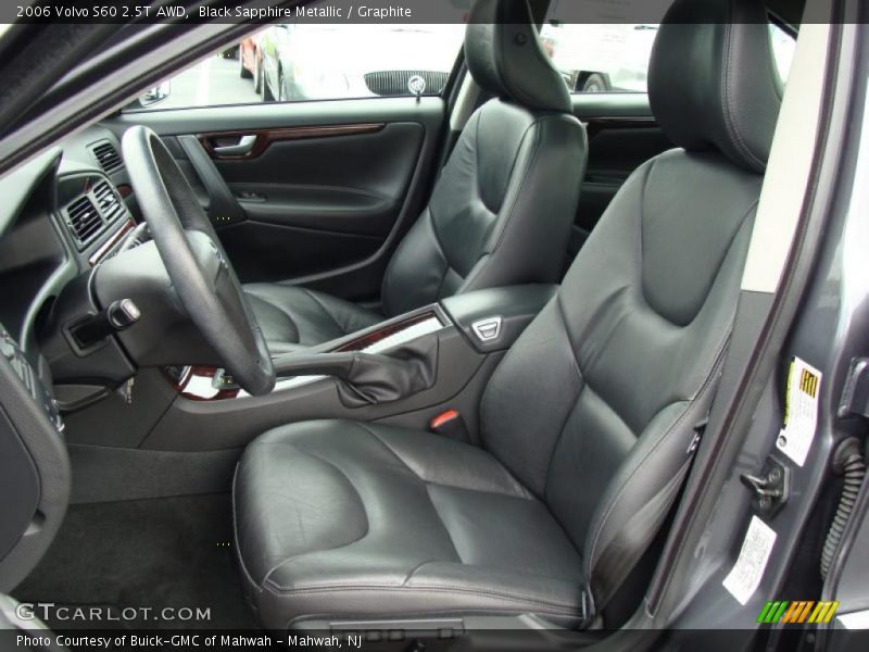 Black Sapphire Metallic / Graphite 2006 Volvo S60 2.5T AWD