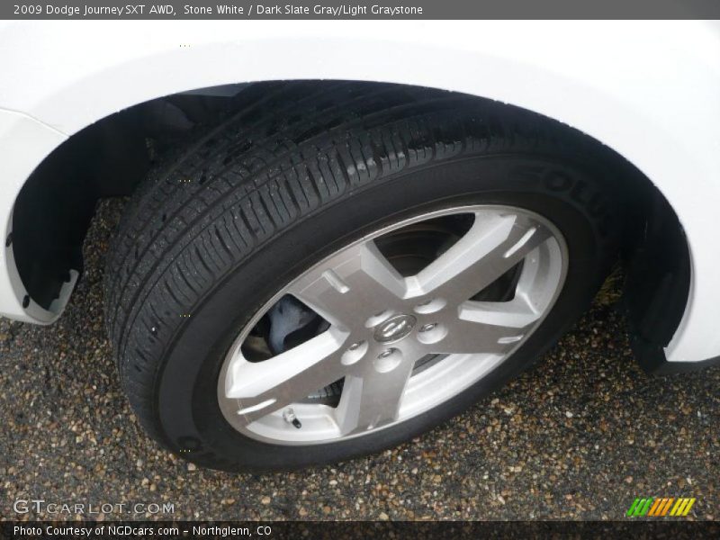 Stone White / Dark Slate Gray/Light Graystone 2009 Dodge Journey SXT AWD