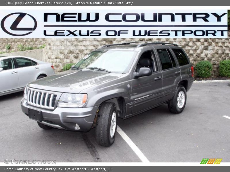 Graphite Metallic / Dark Slate Gray 2004 Jeep Grand Cherokee Laredo 4x4