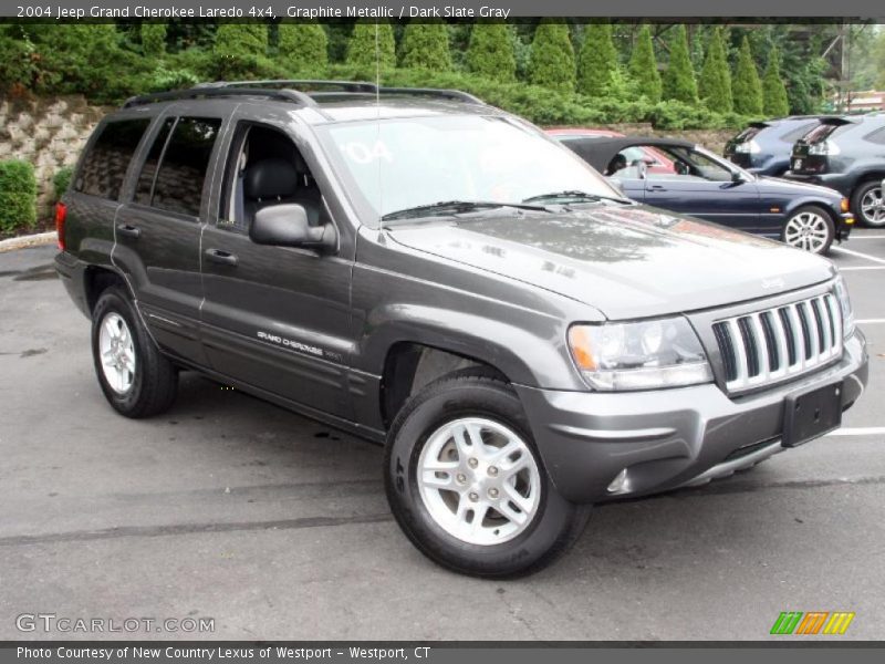 Graphite Metallic / Dark Slate Gray 2004 Jeep Grand Cherokee Laredo 4x4