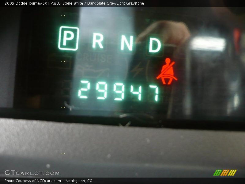 Stone White / Dark Slate Gray/Light Graystone 2009 Dodge Journey SXT AWD