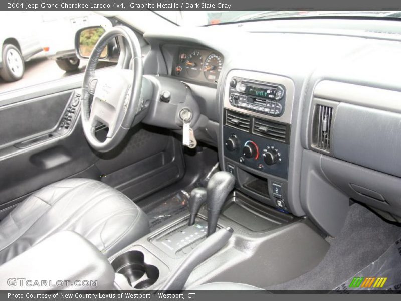 Graphite Metallic / Dark Slate Gray 2004 Jeep Grand Cherokee Laredo 4x4