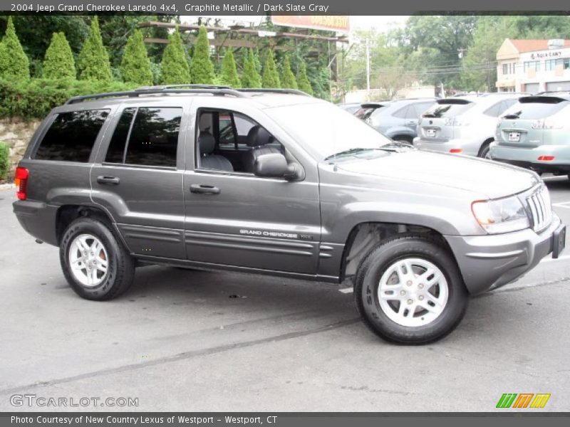 Graphite Metallic / Dark Slate Gray 2004 Jeep Grand Cherokee Laredo 4x4