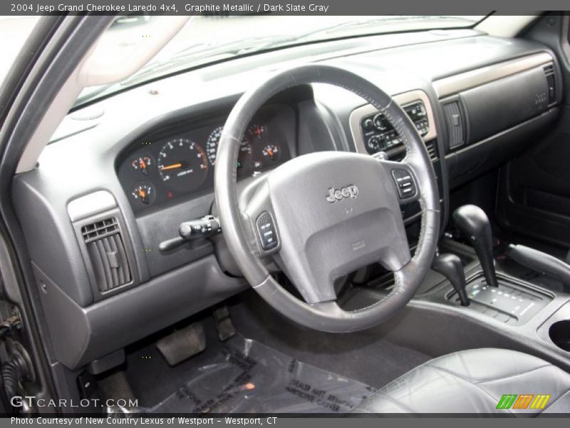 Graphite Metallic / Dark Slate Gray 2004 Jeep Grand Cherokee Laredo 4x4