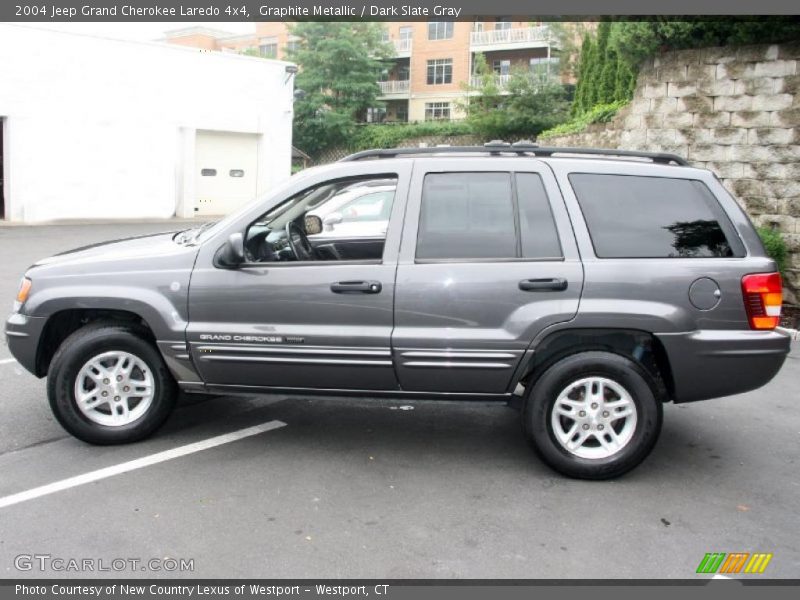 Graphite Metallic / Dark Slate Gray 2004 Jeep Grand Cherokee Laredo 4x4