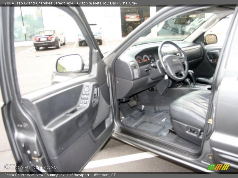 Graphite Metallic / Dark Slate Gray 2004 Jeep Grand Cherokee Laredo 4x4