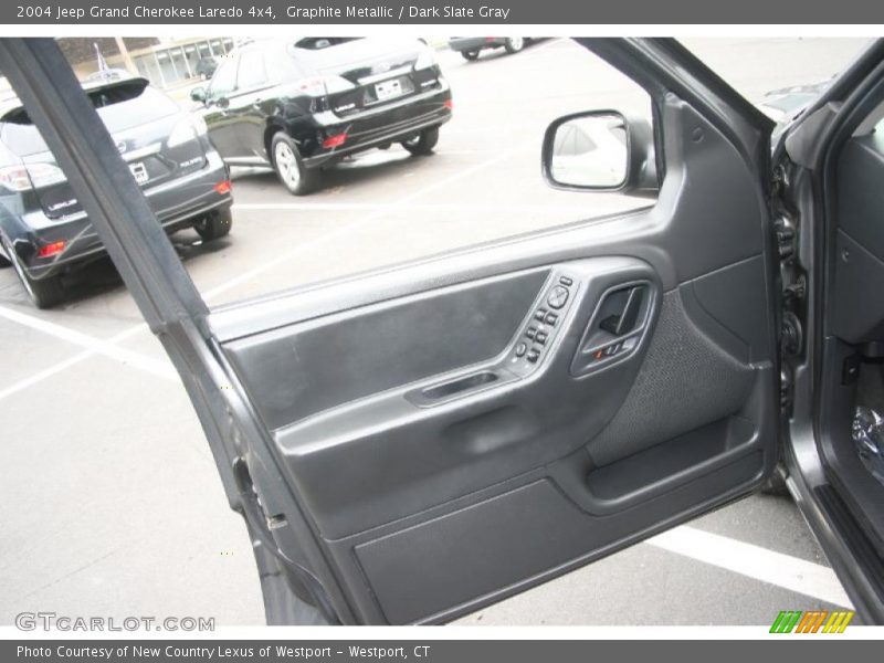 Graphite Metallic / Dark Slate Gray 2004 Jeep Grand Cherokee Laredo 4x4