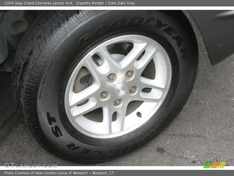 Graphite Metallic / Dark Slate Gray 2004 Jeep Grand Cherokee Laredo 4x4