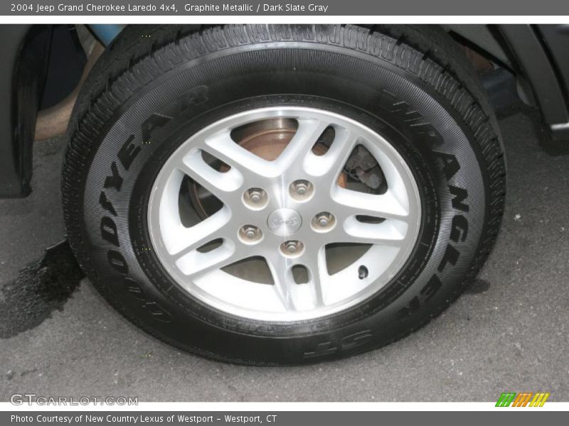 Graphite Metallic / Dark Slate Gray 2004 Jeep Grand Cherokee Laredo 4x4