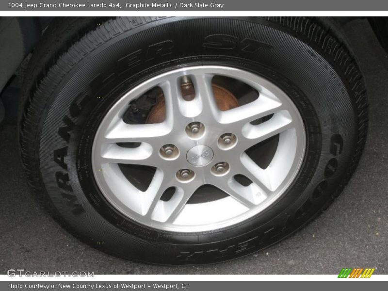 Graphite Metallic / Dark Slate Gray 2004 Jeep Grand Cherokee Laredo 4x4