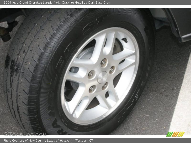 Graphite Metallic / Dark Slate Gray 2004 Jeep Grand Cherokee Laredo 4x4