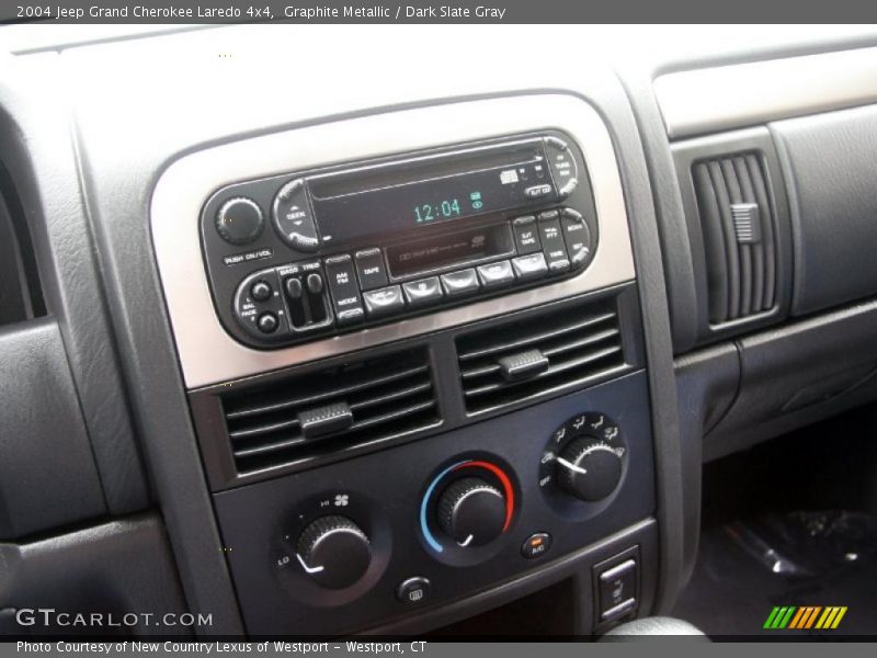Graphite Metallic / Dark Slate Gray 2004 Jeep Grand Cherokee Laredo 4x4