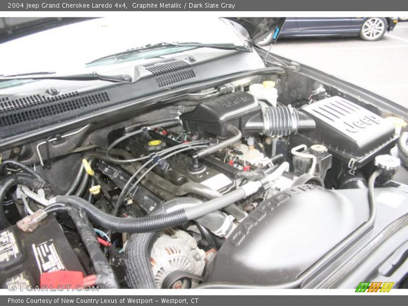 Graphite Metallic / Dark Slate Gray 2004 Jeep Grand Cherokee Laredo 4x4