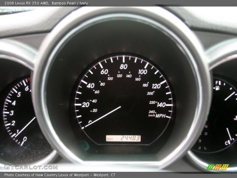 Bamboo Pearl / Ivory 2008 Lexus RX 350 AWD