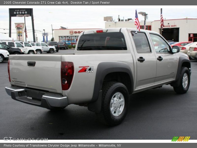Doeskin Tan / Sport Pewter 2005 Chevrolet Colorado Z71 Crew Cab 4x4