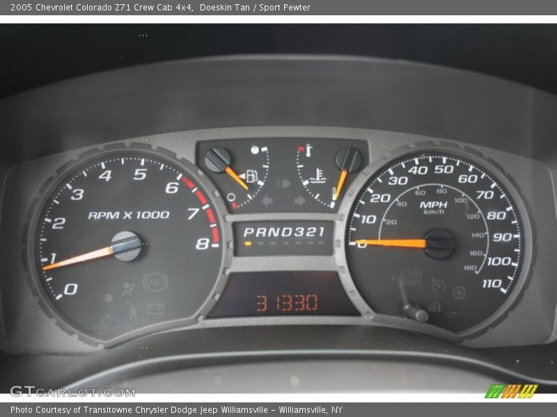 Doeskin Tan / Sport Pewter 2005 Chevrolet Colorado Z71 Crew Cab 4x4