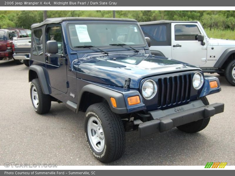 Midnight Blue Pearl / Dark Slate Gray 2006 Jeep Wrangler X 4x4