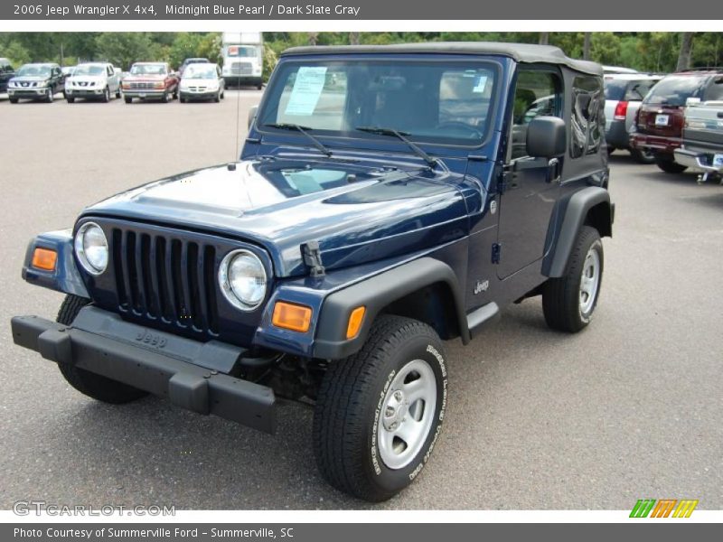 Midnight Blue Pearl / Dark Slate Gray 2006 Jeep Wrangler X 4x4