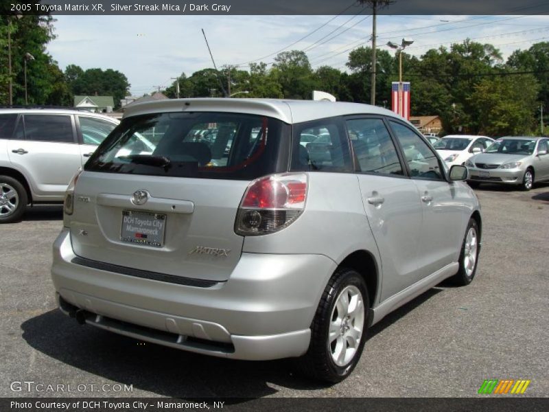 Silver Streak Mica / Dark Gray 2005 Toyota Matrix XR