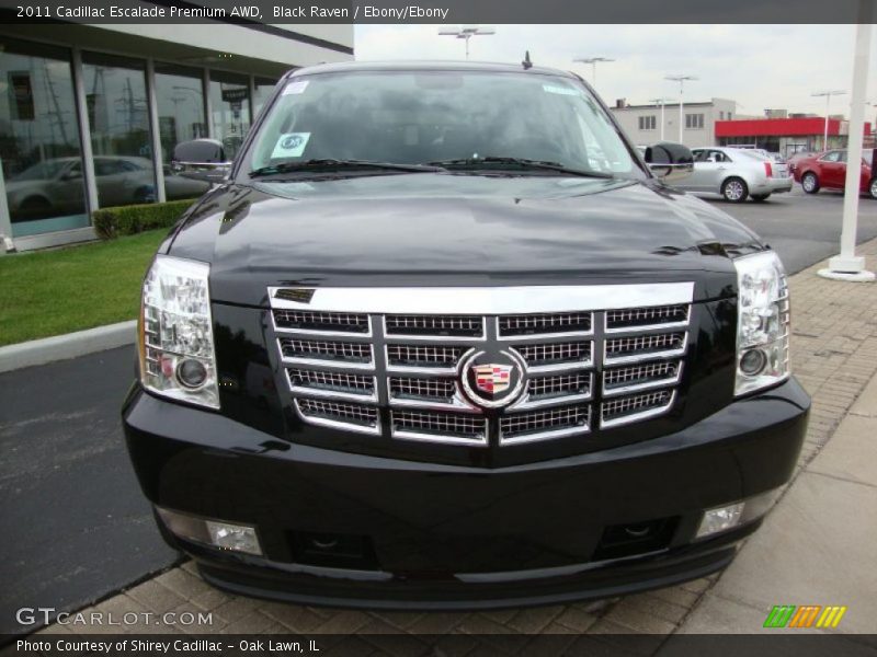 Black Raven / Ebony/Ebony 2011 Cadillac Escalade Premium AWD