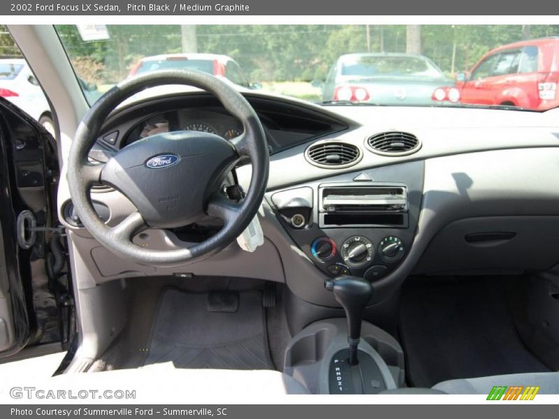 Pitch Black / Medium Graphite 2002 Ford Focus LX Sedan