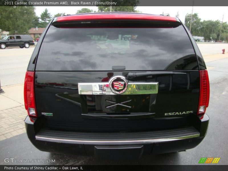 Black Raven / Ebony/Ebony 2011 Cadillac Escalade Premium AWD