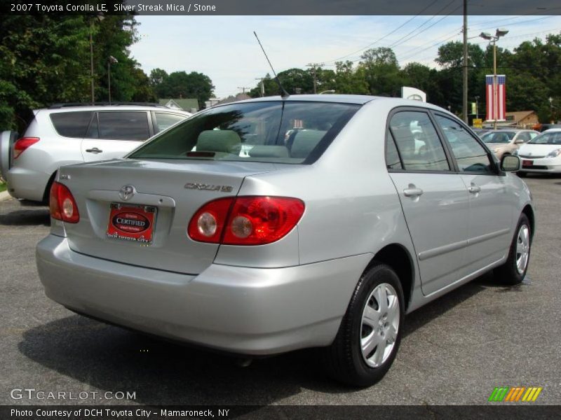 Silver Streak Mica / Stone 2007 Toyota Corolla LE