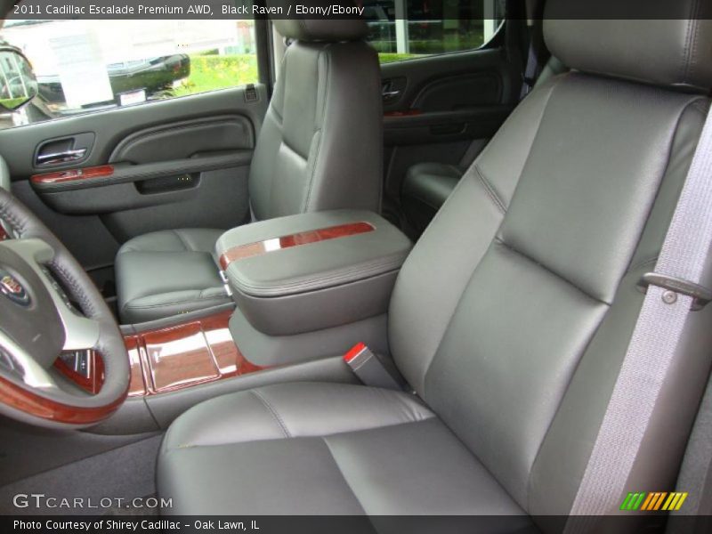 Black Raven / Ebony/Ebony 2011 Cadillac Escalade Premium AWD