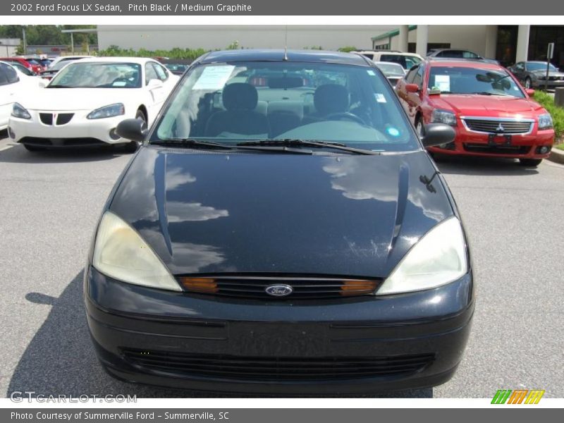 Pitch Black / Medium Graphite 2002 Ford Focus LX Sedan