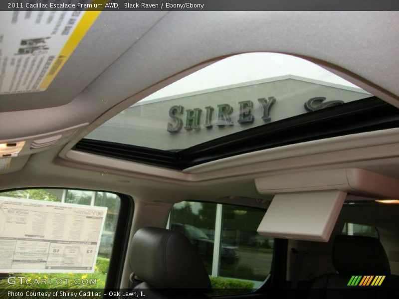 Black Raven / Ebony/Ebony 2011 Cadillac Escalade Premium AWD