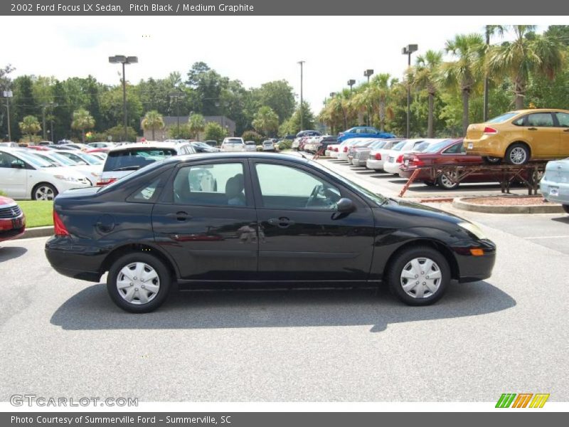 Pitch Black / Medium Graphite 2002 Ford Focus LX Sedan