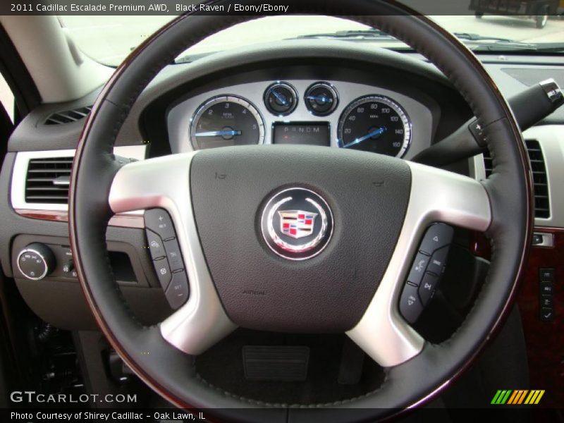 Black Raven / Ebony/Ebony 2011 Cadillac Escalade Premium AWD