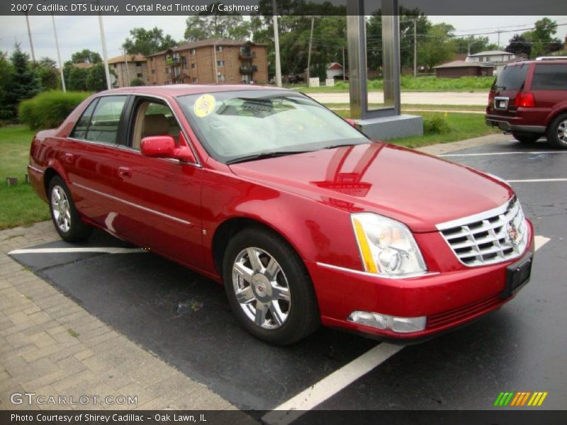 Crystal Red Tintcoat / Cashmere 2007 Cadillac DTS Luxury