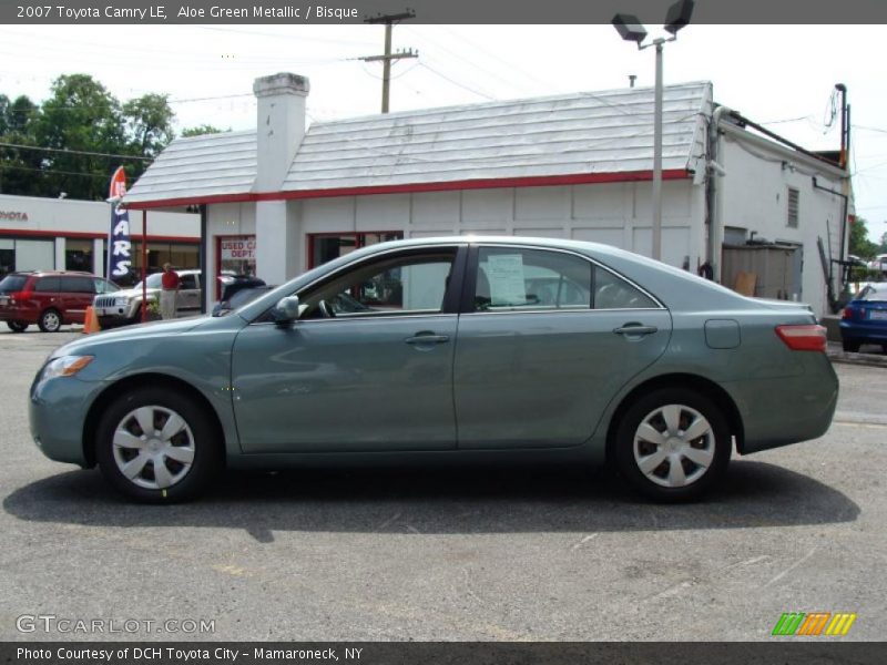Aloe Green Metallic / Bisque 2007 Toyota Camry LE