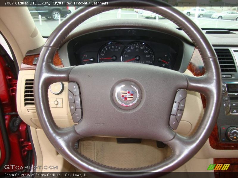 Crystal Red Tintcoat / Cashmere 2007 Cadillac DTS Luxury