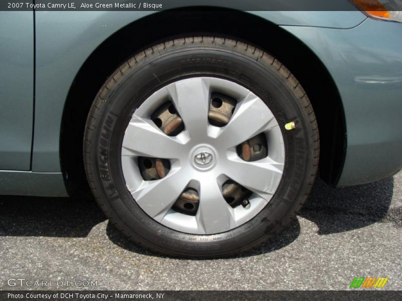 Aloe Green Metallic / Bisque 2007 Toyota Camry LE