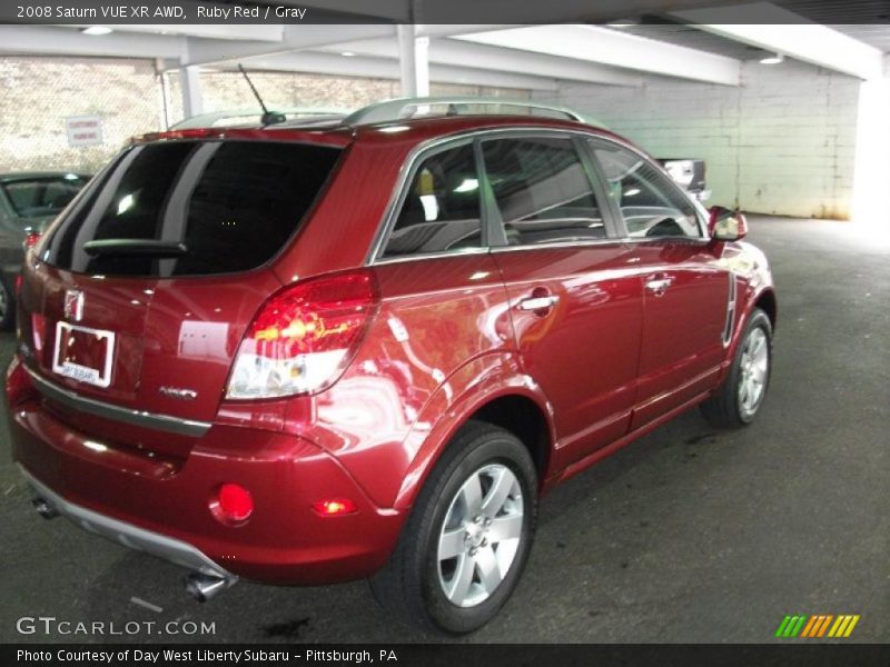 Ruby Red / Gray 2008 Saturn VUE XR AWD
