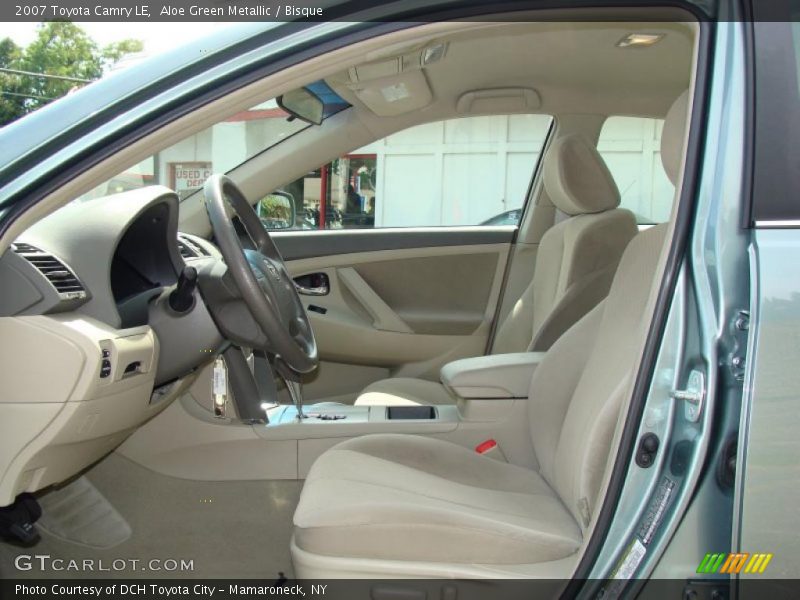 Aloe Green Metallic / Bisque 2007 Toyota Camry LE
