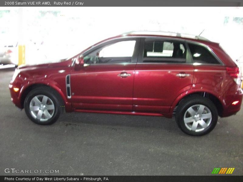 Ruby Red / Gray 2008 Saturn VUE XR AWD