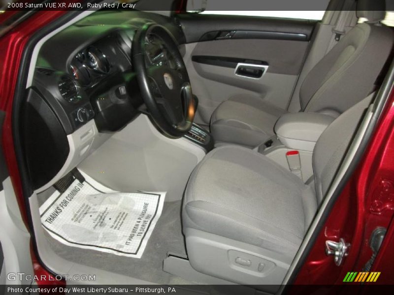 Ruby Red / Gray 2008 Saturn VUE XR AWD