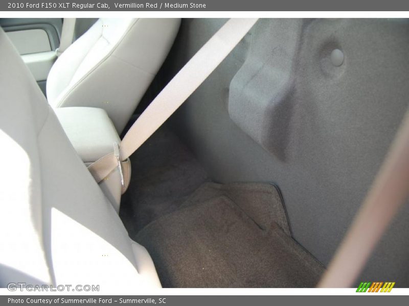 Vermillion Red / Medium Stone 2010 Ford F150 XLT Regular Cab