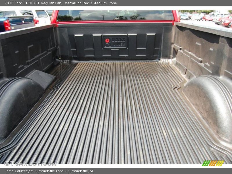 Vermillion Red / Medium Stone 2010 Ford F150 XLT Regular Cab