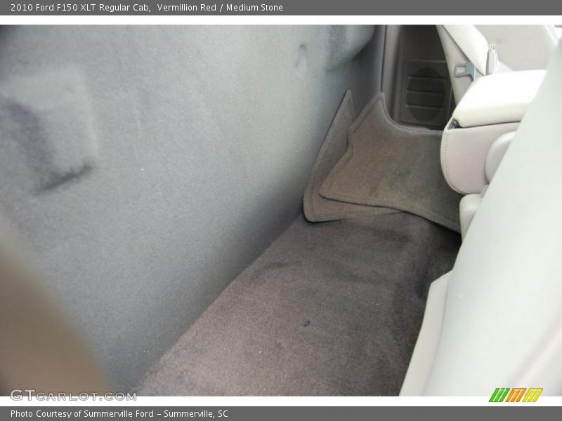 Vermillion Red / Medium Stone 2010 Ford F150 XLT Regular Cab